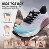 Women’s Orthopedic Wide Trail Running Shoes: Comfortable Arch Support Plantar Fasciitis Orthotic Flat Feet Athletic Sneakers, Casual Sports Trekking Hiking Walking Shoes for Foot Heel and Pain Relief(K2-purple)