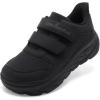 Boys Kids Orthopedic Tennis Shoes: Wide Toe Box Comfortable Casual Arch Support Plantar Fasciitis Running Sneakers, Corrective Orthotic Athletic School Sport Walking Shoes for Foot and Pain Relief(K1-black)