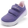 Girls Kids Wide Toe Box Orthopedic Tennis Shoes: Comfortable Corrective Plantar Fasciitis Arch Support Athletic Running Sneakers, Orthotic Casual School Sports Walking Shoes for Foot and Pain Relief(K1-purple)