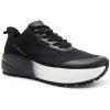 Men’s Orthopedic Wide Trail Running Shoes: Comfortable Arch Support Plantar Fasciitis Diabetic Orthotic Walking Shoes, Trekking Hiking All-Terrain Non-Slip Sneakers for Foot and Heel Pain Relief(K1-black)
