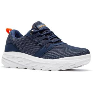 OrthoComfoot Men’s Orthopedic Wide Walking Shoes(K3-dark Blue)