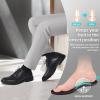 Men’s Orthopedic Leather Shoes: Arch Support Orthotic Bunions Recovery Plantar Fasciitis Office Oxfords, Fit Stylish Cushion Sole Indoor Gowalk Dating Wedding Standing Work Walking Shoes Black Size 8