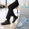 Men’s Orthopedic Wide Business Leather Dress Shoes – Arch Support Plantar Fasciitis Casual Formal Wingtip Oxford – Comfortable Cap Toe Orthotics Patent Tuxedo Sneakers for Foot and Heel Pain Relief(Wk2-brown)