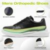 OrthoComfoot Men’s Arch Support Dress Oxfords(W1-black)