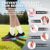 Women’s Orthopedic Road Running Shoes: Comfortable Arch Support Plantar Fasciitis Flat Feet Orthotic Athletic Fashion Sneakers, Casual Trekking Sport Walking Shoes for Foot Heel and Pain Relief(W1-black)