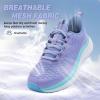 Women’s Orthopedic Road Running Shoes: Comfortable Arch Support Plantar Fasciitis Flat Feet Orthotic Athletic Fashion Sneakers, Casual Trekking Sport Walking Shoes for Foot Heel and Pain Relief(W2-purple)