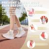 Women’s Orthopedic Slip On Road Running Shoes: Comfortable Arch Support Plantar Fasciitis Flat Feet Orthotic Athletic Sneakers, Breathable Casual Outdoor Walking Shoes for Foot Heel and Pain Relief(W2-beige)