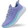 Women’s Orthopedic Road Running Shoes: Comfortable Arch Support Plantar Fasciitis Flat Feet Orthotic Athletic Fashion Sneakers, Casual Trekking Sport Walking Shoes for Foot Heel and Pain Relief(W2-purple)