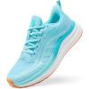 Women’s Orthopedic Road Running Shoes: Comfortable Arch Support Plantar Fasciitis Flat Feet Orthotic Sport Sneakers, Casual Breathable Outdoor Walking Tennis Shoes for Foot Heel and Pain Relief(W1-mint)