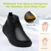 OrthoComfoot Women’s Orthopedic Wide Arch Support Ankle Boots(K1-black)