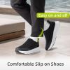 Men’s Orthopedic Slip On Loafers: Lightweight Plantar Fasciitis Supportive Thick Work Shoes, Arch Support Comfortable Durable Foot Pain Relief Outdoor Walking Shoes Black Size 11.5