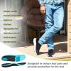 Men’s Orthopedic Slip On Loafers: Lightweight Plantar Fasciitis Supportive Thick Work Shoes, Arch Support Comfortable Durable Foot Pain Relief Outdoor Walking Shoes Black Size 11.5