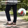 Men’s Orthopedic Diabetic Wide Walking Shoes: Comfortable Arch Support Plantar Fasciitis Sport Fashion Sneakers, Casual Wide Toe Box Work Tennis Outdoor Walking Shoes for Swollen Feet, Heel Pain(K2-green)