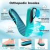 Men’s Orthopedic Slip On Diabetic Wide Toe Box Walking Shoes: Comfortable Arch Support Plantar Fasciitis Orthotics Tennis Sneakers Casual Breathable Running Sport Shoes for Foot and Heel Pain Relief(K2-blue)