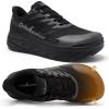Men’s Orthopedic Diabetic Wide Walking Shoes: Comfortable Arch Support Plantar Fasciitis Sport Fashion Sneakers, Casual Wide Toe Box Work Tennis Outdoor Walking Shoes for Swollen Feet, Heel Pain(K1-black)