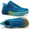 Men’s Orthopedic Slip On Diabetic Wide Toe Box Walking Shoes: Comfortable Arch Support Plantar Fasciitis Orthotics Tennis Sneakers Casual Breathable Running Sport Shoes for Foot and Heel Pain Relief(K2-blue)