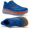 OrthoComfoot Men’s Orthopedic Diabetic Wide Walking Shoes: Comfortable Arch Support Plantar Fasciitis Sport Shoes, Casual Hammer Toes Running Tennis Fashion Sneakers for Foot and Heel Pain Relief(K2-peacock Blue)