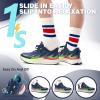 Men’s Orthopedic Road Running Shoes: Comfortable Arch Supports Plantar Fasciitis Orthotic Sports Fashion Sneakers, Casual Outdoor Hiking Tennis Athletic Walking Shoes for Foot Heel and Pain Relief(W2-dark Blue)