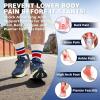 Men’s Orthopedic Road Running Shoes: Comfortable Arch Supports Plantar Fasciitis Orthotic Sports Fashion Sneakers, Casual Outdoor Hiking Tennis Athletic Walking Shoes for Foot Heel and Pain Relief(W2-dark Blue)
