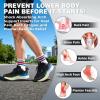 Men’s Orthopedic Road Running Shoes: Comfortable Arch Supports Plantar Fasciitis Orthotic Sports Sneakers, Flat Feet Casual Outdoor Hiking Tennis Athletic Walking Shoes for Foot Heel and Pain Relief(W1-black)