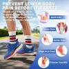 Men’s Orthopedic Road Running Shoes: Comfortable Arch Supports Plantar Fasciitis Orthotic Sports Sneakers, Flat Feet Casual Outdoor Hiking Tennis Athletic Walking Shoes for Foot Heel and Pain Relief(W2-blue)