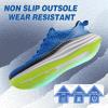 Men’s Orthopedic Road Running Shoes: Comfortable Casual Arch Supports Plantar Fasciitis Orthotic Fashion Sneakers, Flat Feet Casual Tennis Outdoor Walking Exercise Shoes for Foot Heel and Pain Relief(W2-peacock Blue)
