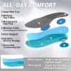 Men’s Orthopedic Road Running Shoes: Comfortable Casual Arch Supports Plantar Fasciitis Orthotic Sports Tennis Sneakers, Casual Lightweight Athletic Walking Shoes for Foot Heel and Pain Relief(W3-grey)
