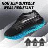 Men’s Orthopedic Road Running Shoes: Comfortable Casual Arch Supports Plantar Fasciitis Orthotic Sports Tennis Sneakers, Casual Lightweight Athletic Walking Shoes for Foot Heel and Pain Relief(W1-black)