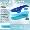 Men’s Orthopedic Road Running Shoes: Comfortable Casual Arch Supports Plantar Fasciitis Orthotic Sports Tennis Sneakers, Casual Lightweight Athletic Walking Shoes for Foot Heel and Pain Relief(W2-blue)