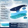 OrthoComfoot Men’s Orthopedic Road Running Shoes: Comfortable Casual Arch Supports Plantar Fasciitis Orthotic Athletic Sneakers, Casual Sports Tennis Work Walking Shoes for Foot Heel and Pain Relief(W2-blue)