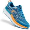 Men’s Orthopedic Road Running Shoes: Comfortable Casual Arch Supports Plantar Fasciitis Orthotic Sports Sneakers, Casual Lightweight Athletic Walking Shoes for Foot Heel and Pain Relief(W2-blue)