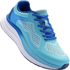 Men’s Orthopedic Road Running Shoes: Comfortable Casual Arch Supports Plantar Fasciitis Orthotic Sports Tennis Sneakers, Casual Lightweight Athletic Walking Shoes for Foot Heel and Pain Relief(W2-blue)