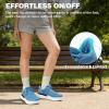 Women’s Orthopedic Diabetic Wide Toe Box Running Shoes: Comfortable Arch Support Plantar Fasciitis Orthotic Sport Sneakers, Supportive Hammer Toes Casual Walking Shoes for Foot Heel and Pain Relief(K3-light Blue)