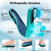 Women’s Orthopedic Diabetic Wide Toe Box Running Shoes: Comfortable Arch Support Plantar Fasciitis Orthotic Sport Sneakers, Supportive Hammer Toes Casual Walking Shoes for Foot Heel and Pain Relief(K3-light Blue)