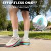 Women’s Orthopedic Diabetic Wide Toe Box Running Shoes: Comfortable Arch Support Plantar Fasciitis Orthotic Sport Sneakers, Supportive Hammer Toes Casual Walking Shoes for Foot Heel and Pain Relief(K1-beige)