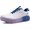Women’s Orthopedic Diabetic Wide Toe Box Running Shoes: Comfortable Arch Support Plantar Fasciitis Orthotic Athletic Sneakers, Casual Work Tennis Walking Shoes for Swollen Feet, Hee & Foot Pain Relief(K2-white)