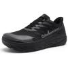 Women’s Orthopedic Diabetic Wide Toe Box Sport Shoes: Comfortable Arch Support Plantar Fasciitis Orthotic Running Sneakers, Casual Work Tennis Outdoor Walking Shoes for Swollen Feet, Heel Pain(K1-black)