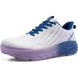 Women’s Orthopedic Diabetic Wide Toe Box Running Shoes: Comfortable Arch Support Plantar Fasciitis Orthotic Athletic Sneakers, Casual Work Tennis Walking Shoes for Swollen Feet, Hee & Foot Pain Relief(K2-white)