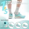 Women’s Orthopedic Road Running Shoes: Comfortable Arch Support Plantar Fasciitis Flat Feet Orthotic Athletic Sneakers, Casual Tennis Outdoor Walking Exercise Shoes for Foot Heel and Pain Relief(W2-mint)