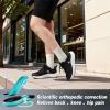 Women’s Orthopedic Road Running Shoes: Comfortable Arch Support Plantar Fasciitis Flat Feet Orthotic Athletic Sneakers, Exercise Cushioned Outdoor Sport Walking Shoes for Foot Heel and Pain Relief(W1-black)