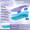 Women’s Orthopedic Road Running Shoes: Comfortable Arch Support Plantar Fasciitis Flat Feet Orthotic Athletic Sneakers, Exercise Cushioned Outdoor Sport Walking Shoes for Foot Heel and Pain Relief(W2-purple)