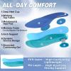 Women’s Orthopedic Road Running Shoes: Comfortable Arch Support Plantar Fasciitis Flat Feet Orthotic Sports Sneakers, Casual Cushion Tennis Walking Shoes for Foot and Heel Pain Relief(W1-blue Purple)