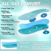 Women’s Orthopedic Road Running Shoes: Comfortable Arch Support Plantar Fasciitis Orthotic Sports Sneakers, Supportive Casual Outdoor Work Tennis Walking Shoes for Foot Heel and Pain Relief(W3-mint)