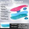 Women’s Orthopedic Road Running Shoes: Comfortable Arch Support Plantar Fasciitis Orthotic Sports Sneakers, Supportive Casual Outdoor Work Tennis Walking Shoes for Foot Heel and Pain Relief(W1-black)