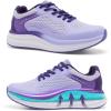 OrthoComfoot Women’s Orthopedic Plantar Fasciitis Shoes: Comfortable Arch Support Flat Feet Orthotic Athletic Road Running Sneaker, Casual Breathable Tennis Walking Shoes for Foot Heel and Pain Relief(W2-purple)