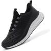 Women’s Orthopedic Road Running Shoes: Comfortable Arch Support Plantar Fasciitis Flat Feet Orthotic Athletic Sneakers, Casual Tennis Outdoor Walking Exercise Shoes for Foot Heel and Pain Relief(W1-black)