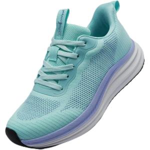 Women’s Orthopedic Road Running Shoes: Comfortable Arch Support Plantar Fasciitis Orthotic Sports Sneakers, Supportive Casual Outdoor Work Tennis Walking Shoes for Foot Heel and Pain Relief(W3-mint)
