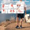 Men’s Orthopedic Close Toes Hiking Sandals: Arch Support Plantar Fasciitis Trekking Athletic Sport Shoes, Comfortable Casual Orthotics Adjustable Camping Waterproof Summer Walking Sandals(W2-grey)