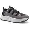 Men’s Orthopedic Close Toes Hiking Sandals: Arch Support Plantar Fasciitis Trekking Athletic Sport Shoes, Comfortable Casual Orthotics Adjustable Camping Waterproof Summer Walking Sandals(W2-grey)