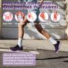 OrthoComfoot Women’s Orthopedic Road Running Shoes: Comfortable Arch Support Orthotic Plantar Fasciitis Athletic Sport Sneakers, Casual High Arch Flat Feet Walking Shoes for Foot Heel and Pain Relief(W2-purple)